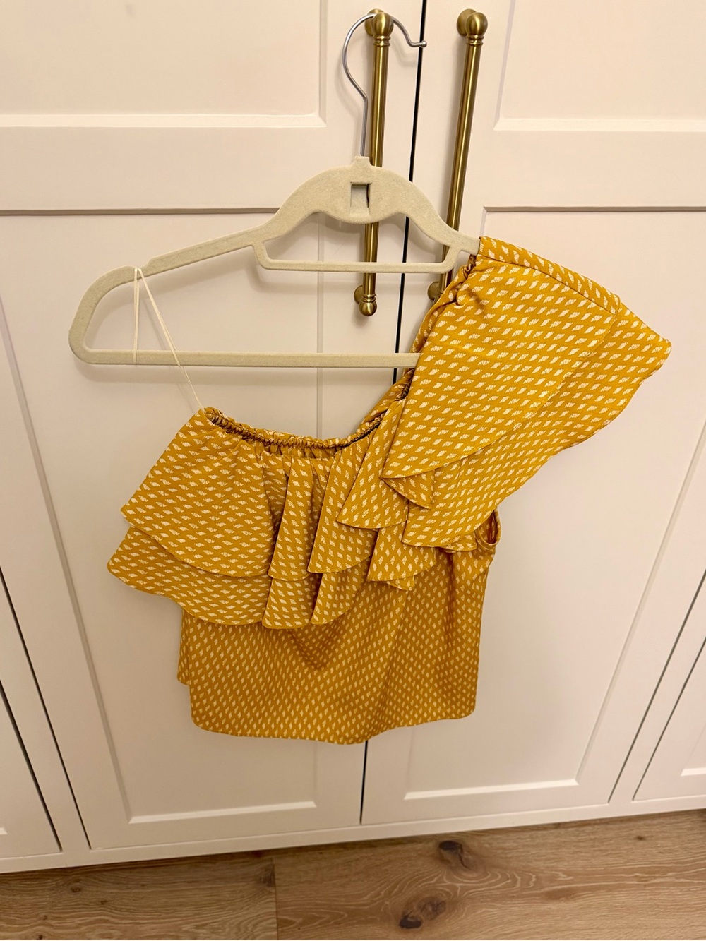 Misa LA ruffled one shoulder top - Picture 4 of 8